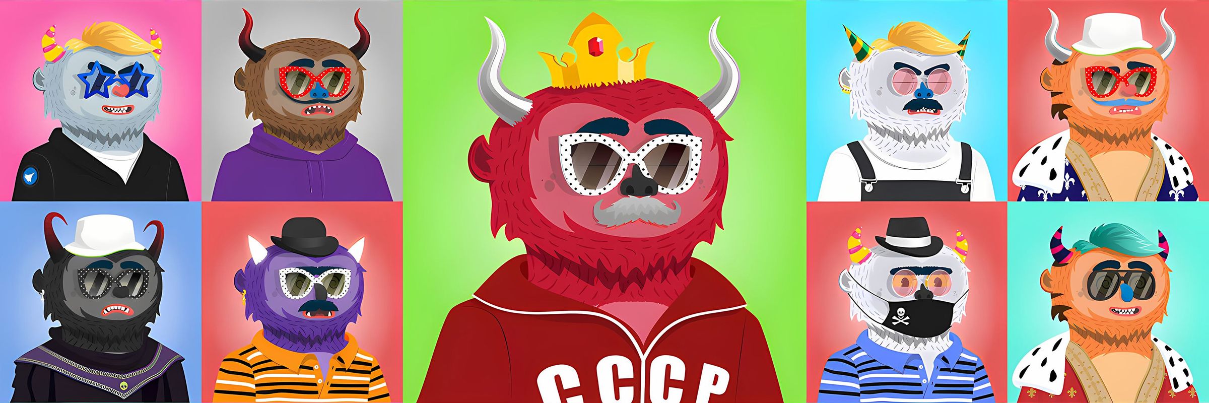 NFT коллекция Монстры